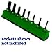 Mechanics Time Saver (MTS386) 3/8 in. Drive Universal Magnetic Dark Green Socket Holder 10-19mm