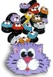 Cat Jibbitz Crocs Shoe Charms, Set of 7 Charms
