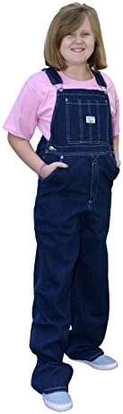 West End Blues Kids Soft Washed Denim Bib Overall Set