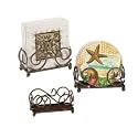 Bronze Scroll Holder for Ambiance & Occasions Coasters - Style HA57