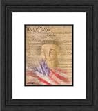 Framed Flag/Constitution 39702 Photograph