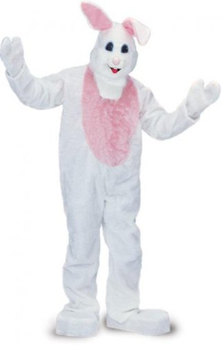 Rubie’s Costume Adult Easter Bunny Costume, White, One Size