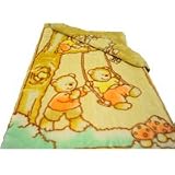 Nursery Time Baby Fleece Cot Bed Blanket Cream BW 112-750