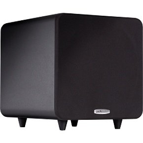Polk Audio PSW111 Compact Powered 8-Inch Subwoofer (Single, Black)