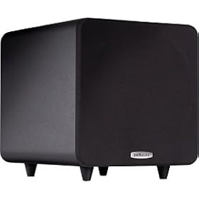 Polk Audio PSW111 Compact Powered 8-Inch Subwoofer (Single, Black)