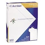 Columbian White 9 x 12 Inch First-Class Catalog Grip-Seal Closure Envelopes 100 Count (CO923)