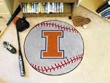29 Round Illinois Fighting Illini Baseball Mat