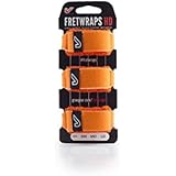Gruv Gear HD-3PK-ORG-MD FretWraps HD 3-Pack "Flare" Guitar String Muters/Dampeners, Orange, Medium