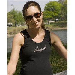 CryBaby Maternity Angel Tank Top Size: Large