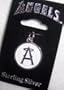 Los Angeles Angels LA Sterling Silver Coin Charm Jewelry - MLB Sports Team Merchandise