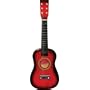23 Inch Kid's Acoustic Toy Guitar Set - Rockin' Red