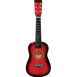 23 Inch Kid's Acoustic Toy Guitar Set - Rockin' Red