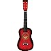 23 Inch Kid's Acoustic Toy Guitar Set - Rockin' Red