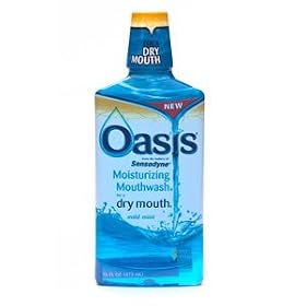 Oasis Moisturizing Mouthwash for Dry Mouth, Mild Mint - 16 oz Oasis Moisturizing Mouthwash for Dry Mouth, Mild Mint - 16 oz