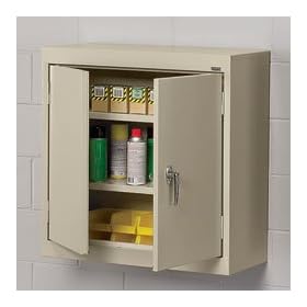 SANDUSKY LEE Wall-Hung Cabinets with Steel Doors - Putty
