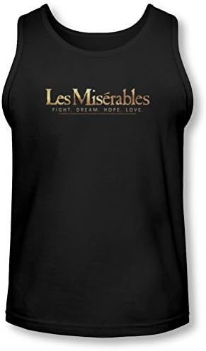 Les Miserables - Mens Logo Tank-Top, Small, Black