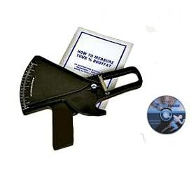 Slim Guide Body Fat Caliper (Blk) and Body Tracker CD-ROM