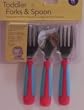 Baby 3-Pack BPA FREE Utensil (Blue & Red)