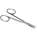 Stainless Steel Non Sterile Straight Iris Scissor, 4-1/2" Length, For Single Use (Pack of 100)