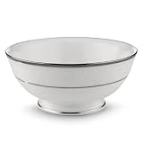 Lenox Opal Innocence Platinum Banded Bone China Fruit Bowl