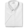 Arrow Wrinkle Free Short Sleeve Oxford Solid Dres Shirt - Button Down Collar