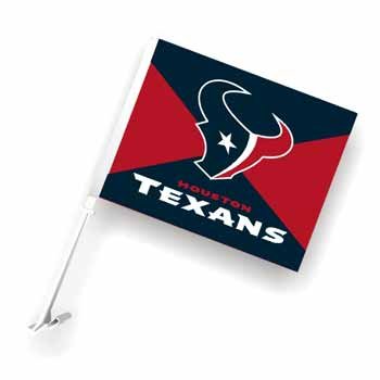 Houston Texans - 2-Sided Car Flags Case Pack 6
