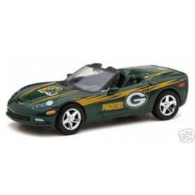 UD 2006 Collectible NFL Diecast Car - Green Bay Packers Corvette