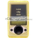 Yellow Hard Crystal Case for Microsoft Zune Mp3 Music Player