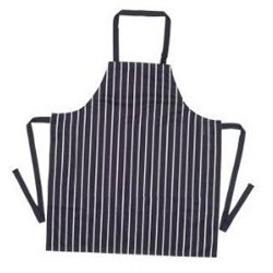 Rushbrookes Blue Butchers Stripe PVC Adults Apron