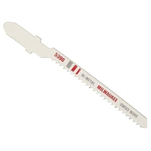 Milwaukee 48-42-5390 3-Inch High Speed Bi-Metal Jig Saw Blade 12 Teeth Inch, 5-Pack by Milwaukee