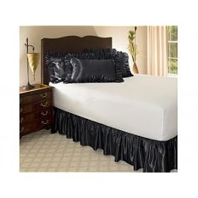 Satin Ruffled Bed Skirt with 14