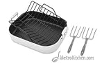  : All-Clad Master Chef 2 Roti Combo with Roti Pan, Roasting Rack, and 2 Turkey Forks