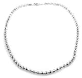 Sterling Silver Beaded Necklace 17