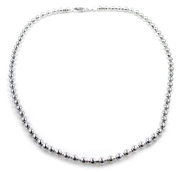 Buy Sterling Silver Beaded Necklace 17 online at Discounted New and Used prices. Delivered to your door with Off-The-Bookshelf.