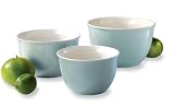 Mayfair & Jackson 5149CD MIXING BOWL SET 3PC STONEWARE CLOUD
