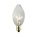 5 Watt Clear C7 Light Bulb / Candelabra Base / Incandescent Christmas Light Bulb / Night Light Light Bulb