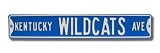 KENTUCKY WILDCATS KENTUCKY WILDCATS AVE AUTHENTIC METAL STREET SIGN (6 X 36)