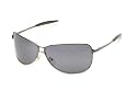 Sunglasses - Men's Sunglasses - Men's Fashion Aviator Sunglasses - Men's K2 Sunglasses - Silver Frame Black Smoked Lens - Cheap & Affordable Sunglasses by Toad Sunglasses UK