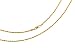 14K Yellow Gold Diamond Cut Rope Necklace