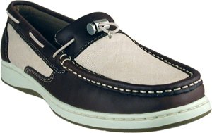 Sperry Womens Bluefish Toggle Chocolate/Natural Linen Casual