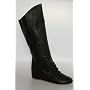 80%20 The Jackie Hidden Wedge Boot in Black Pebble,Shoes for Women