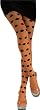 Adult Orange Polka Dot Tights - Adult Std.