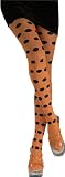 Adult Orange Polka Dot Tights - Adult Std.