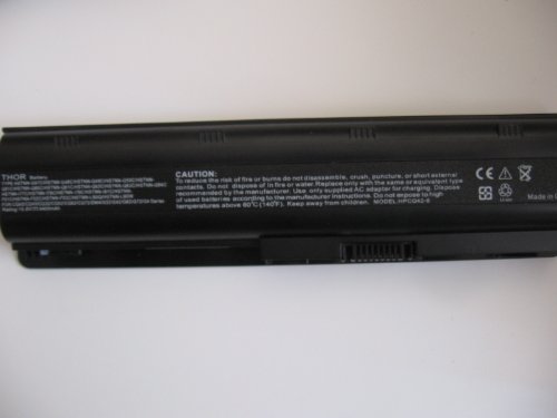 Thor Brand Replacement 6 Room Battery Pack for Hp Pavilion Laptop Computer Pc Dv7-6123cl Dv7-6153nr Dv7-6154nr Dv7-6156nr Dv7-6157cl Dv7-6166nr Dv7-6168nr Dv7-6169nr Batterypack