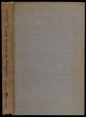 greek science in antiquity essay index reprint series