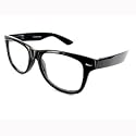 Retro Wayfarer Sonnenbrille Nerd Brille klar