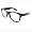 Nerd Sonnenbrille Brille Klare Gläser Wayfarer Style schwarz