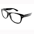 Retro Wayfarer Sonnenbrille Nerd Brille klar