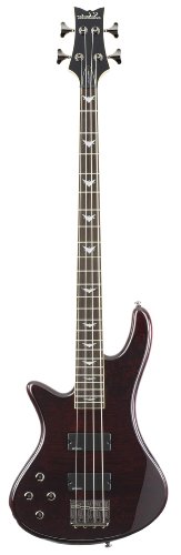 Schecter Stiletto Extreme-4 Bass Guitar (4 String, Left Handed, Black Cherry)