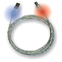 USB Modding Kabel A-B mit LED - 1,80m